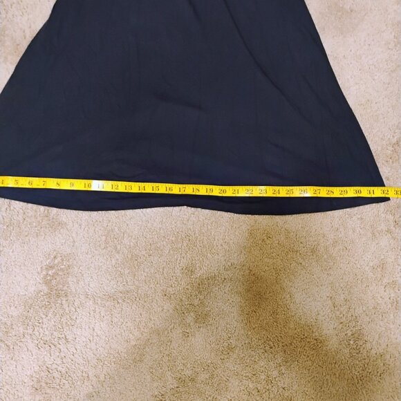 Chico's Woman's Dress Sleeveless Navy Blue Lace up neck Size: 1 - Picture 6 of 6